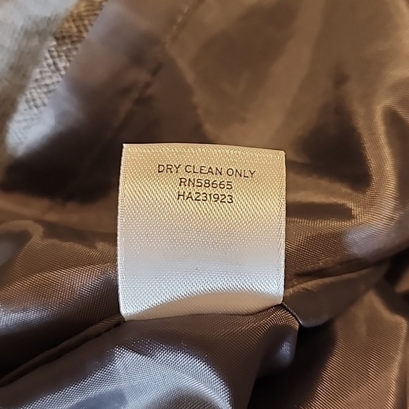 Halogen Grey Herringbone Wool Blend Sheath Dress - Picture 9 of 9